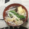 おはなすき's cooksnap of when they made ニラもやしのお味噌汁.