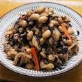 プルンバゴ's cooksnap of when they made 切干しだいこんとヒジキの煮物.