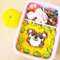 ａ・ｙ・ａ's cooksnap of when they made クマちゃん弁当♡そぼろ♡簡単♡キャラ弁.