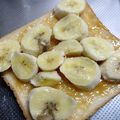 どらど～ら's cooksnap of when they made バナナ＆ピーナッツクリーム☆トースト.