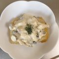 ☻せなたろす☻'s cooksnap of when they made ロールキャベツ♡きのこのホワイトソースで.