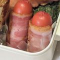 ゆけり３兄弟's cooksnap of when they made ✿赤いウインナーのベーコン巻き✿.