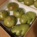 ランランくん's cooksnap of when they made 葉っぱ形＊抹茶あんぱん.