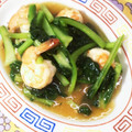 horseland's cooksnap of when they made ターサイとエビの炒め物.
