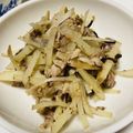 きく7AW7TV☆'s cooksnap of when they made サバ水煮缶☆サバとじゃが芋の塩昆布和え.
