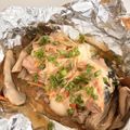 ♡ソラ♡'s cooksnap of when they made 簡単！絶品！鮭のみそホイル焼き.