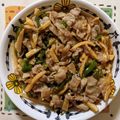 月✳Iris's cooksnap of when they made 豚こま肉で★筍とピーマンの炒めもの.