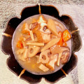 ☆AMR☆'s cooksnap of when they made 簡単♪ごぼうや蓮根で❀根菜と厚揚げの煮物.