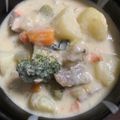 eimmy31285's cooksnap of when they made 酒粕味噌豆乳シチュー.