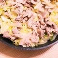 甘茶0825's cooksnap of when they made 豚バラとキャベツのガーリックバターソテー.