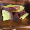 こうきとだいきママ's cooksnap of when they made 低脂質☆レンジで簡単！蒸かしさつまいも.