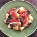 モコ２モコ太's cooksnap of when they made 塩サバとじゃがいものペペロンチーノ炒め.
