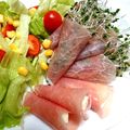 ☆クッキングパンダ☆'s cooksnap of when they made 10分で出来るおつまみ♪生ハムチーズ☆.