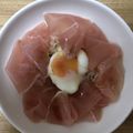 かおり♡♡♡'s cooksnap of when they made 小粋なB級レシピ　★温玉ふるふる生ハム丼.