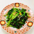 あっこ姉's cooksnap of when they made シンプル♪つるむらさきのジャコ炒め.