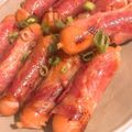 ♦︎くぅ〜こ♦︎'s cooksnap of when they made ウインナーの生ハム巻き焼き✿.