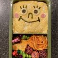 クック3LW0KZ☆'s cooksnap of when they made スポンジボブ弁当簡単キャラ弁.
