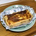 Asato★'s cooksnap of when they made ♡簡単！油揚げチーズトースト♡.