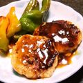 ★むさ's cooksnap of when they made 鶏つくねハンバーグ〜甘辛たれが決め手！.