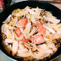 ソライロアオイ's cooksnap of when they made 妊婦ごはん 鮭と野菜のさっぱり蒸し.