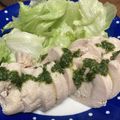 しろみ。's cooksnap of when they made 簡単 自家製 鶏ハム.