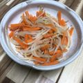 りょーこ0520's cooksnap of when they made 簡単美味★もやしと人参のナムル.