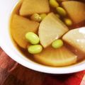 saalalan's cooksnap of when they made 枝豆あんかけＤＥ大根の煮物.