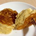 ▽墨染's cooksnap of when they made 卵なし♡おからきなこホットケーキ.