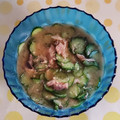 紅茶とチーズケーキ's cooksnap of when they made 【母の味】サバ缶ときゅうりの酢味噌和え.