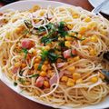 chako太郎's cooksnap of when they made 簡単！コーンとツナのスパゲティ.