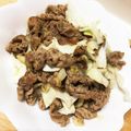 うさこママ★'s cooksnap of when they made キャベツの牛肉の中華風焼肉炒め.