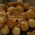 ヨシヨッシー's cooksnap of when they made 豆腐入り白玉のきな粉黒みつがけ.
