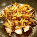 CBRsaiko's cooksnap of when they made きのこソースで味わう！白身魚のムニエル.