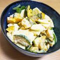 ＬＯＶＥ．ｋｔｒｒ's cooksnap of when they made ＊かぼちゃとりんごのサラダ＊.
