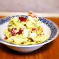 kebeibiko's cooksnap of when they made 焼き芋チーズの粒マスタードサラダ….