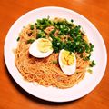 クックY08S17☆'s cooksnap of when they made 辛い！でもうまい韓国そうめんビビン麺.