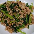 みわころりんP's cooksnap of when they made 小松菜と豚ひき肉の辛み味噌炒め.