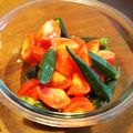 ペキのリリー's cooksnap of when they made すぐに食べれる！オクラとトマトのマリネ.