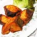 ともこキッチン's cooksnap of when they made こどもが大好き★ぶりのカレー竜田揚げ★.