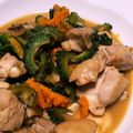 ほそにゃん♪'s cooksnap of when they made ゴーヤ＆鶏もも♫まろやか味噌仕立て.