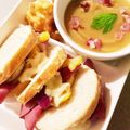 ame-ikuru's cooksnap of when they made チーズステーキサンドイッチ.