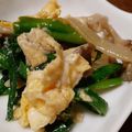 あきつま（杏花☆）'s cooksnap of when they made ニラと玉ねぎと玉子炒め～中華料理副菜に～.