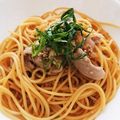 pen☆chan's cooksnap of when they made 豚しゃぶ胡麻だれパスタ☆冷製パスタにも♡.