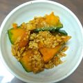 まん丸みかリン's cooksnap of when they made 鶏ひき肉とかぼちゃの煮物.