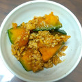 まん丸みかリン's cooksnap of when they made 鶏ひき肉とかぼちゃの煮物.