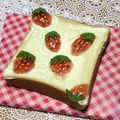 ゆけり３兄弟's cooksnap of when they made いちごトースト♡トーストアート.