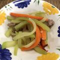 riomaru3's cooksnap of when they made 青パパイヤと豚肉のエスニック炒め.