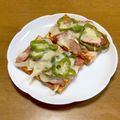 クックP8KGHH☆'s cooksnap of when they made 糖質制限 ヘルシー厚揚げピザ☆.