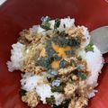 クック9XOF8B☆'s cooksnap of when they made 甘辛そぼろ乗せ♡卵かけご飯♪ASTKG♪.