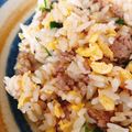 sumomokaka's cooksnap of when they made 焼き肉タレと挽き肉で味付け簡単チャーハン.